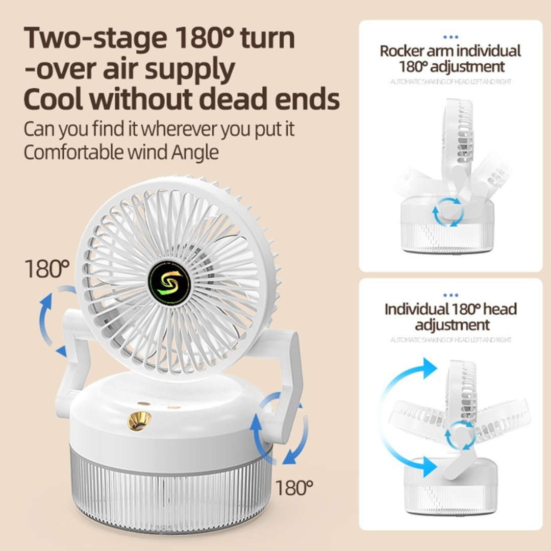 800ml Rechargeable Mist Fan