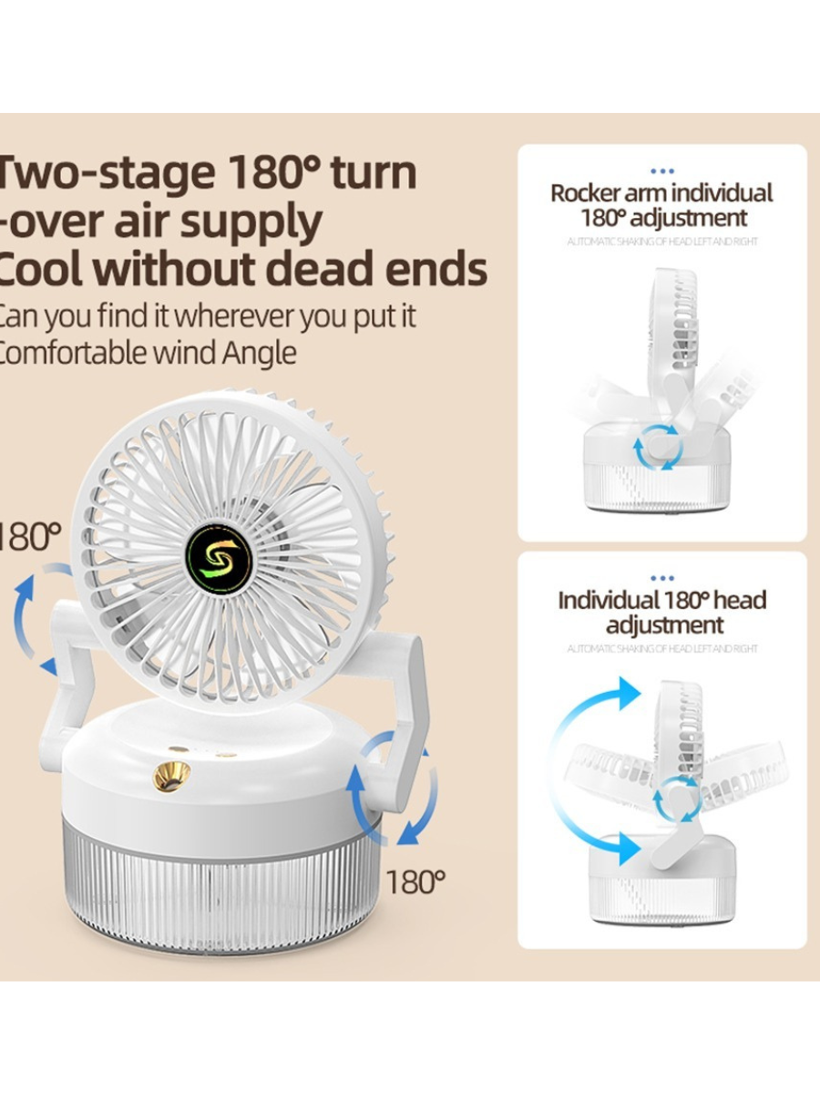 800ml Rechargeable Mist Fan