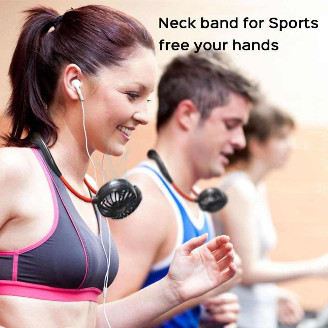 7-Wing Rechargeable Portable Neck Fan