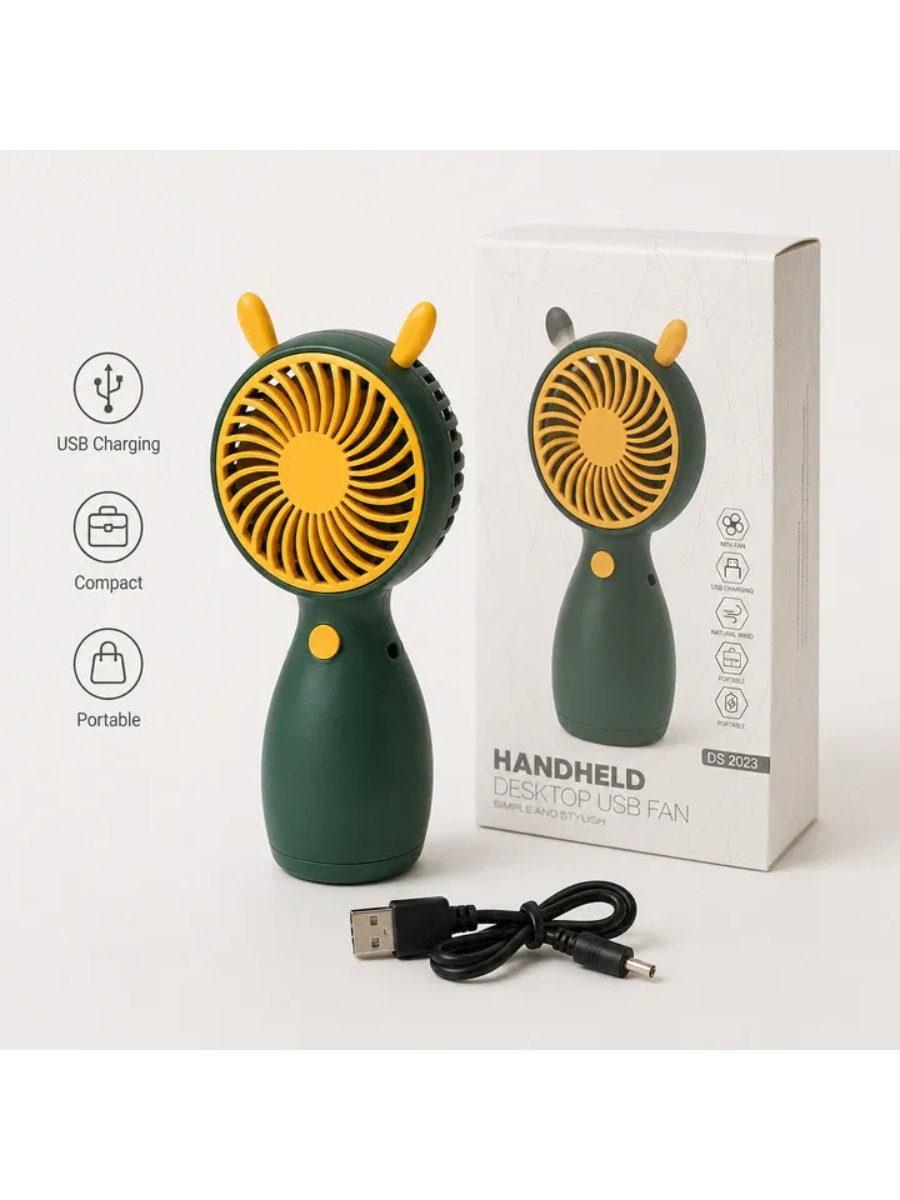 Portable USB Rechargeable Mini Handheld Fan